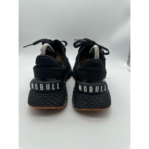 NoBull Ripstop Runner Mens‎ Size 8.5 Black Athletic Gym Running Sneakers Shoes - Picture 4 of 6